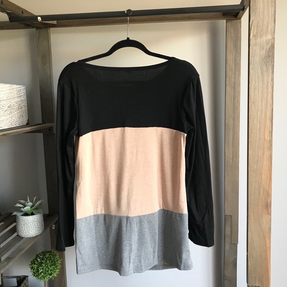 Color Block Long Sleeve - Picture 2 of 6